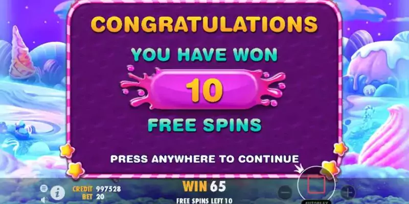 Mua thêm tính năng Free Spins